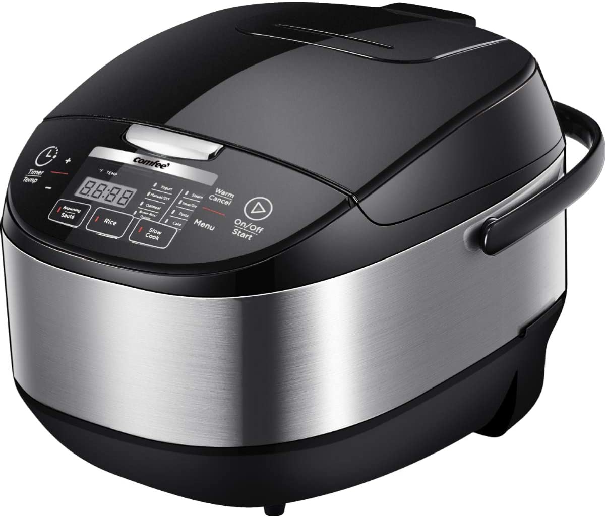 COMFEE' MB-FS5077 rice cooker 20 cups cooked Black